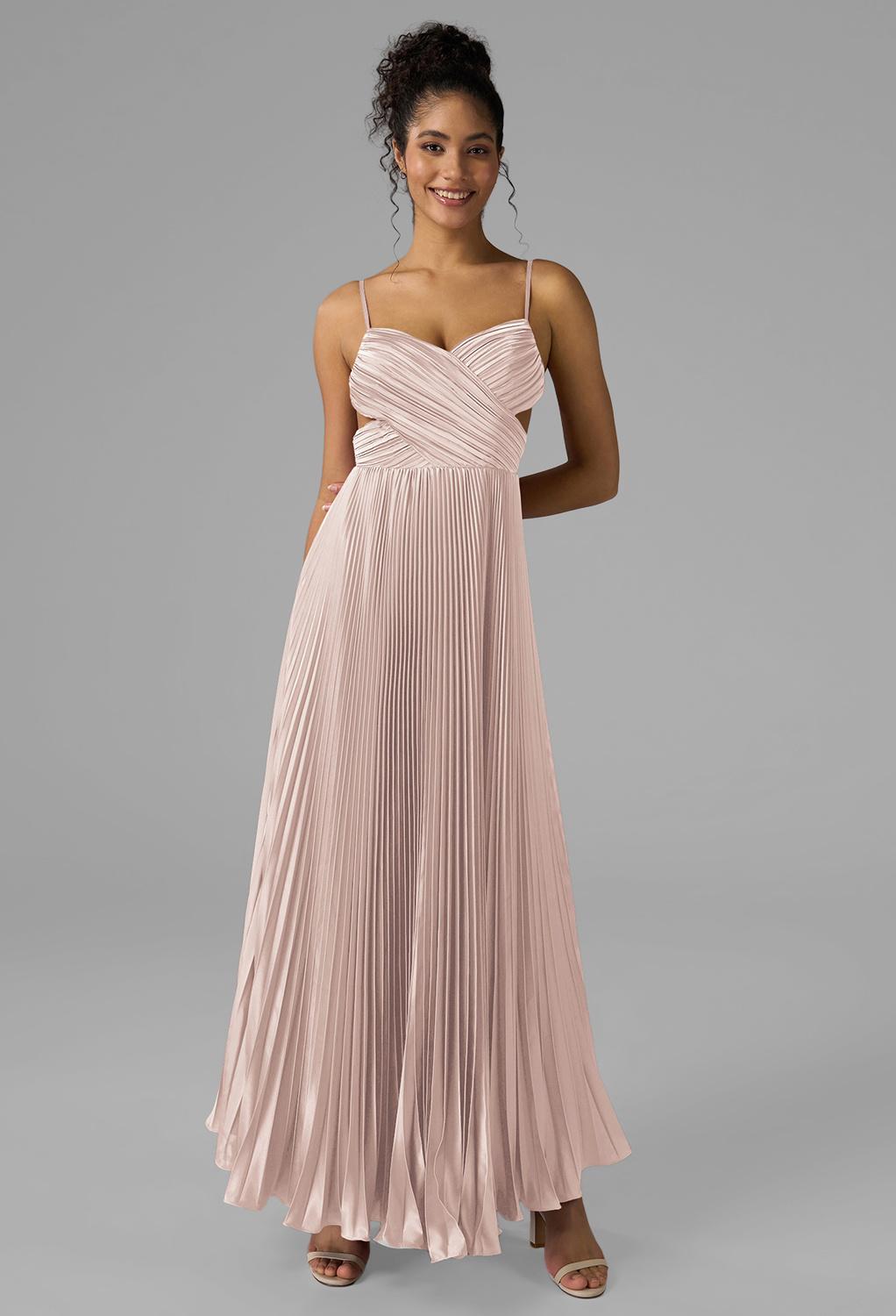 AW Chantelle Apricot  Cocktail Wedding Guest Dresses
